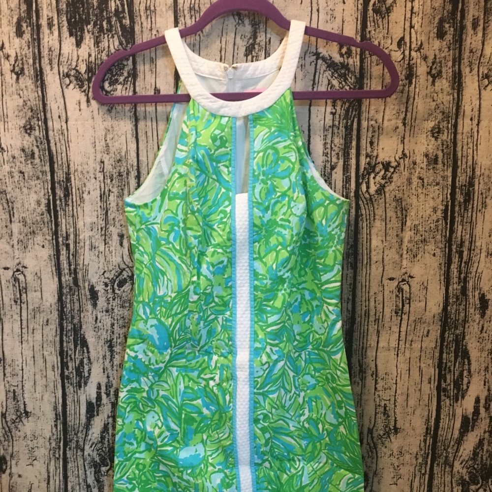 Lily Pulitzer Green and Blue dress